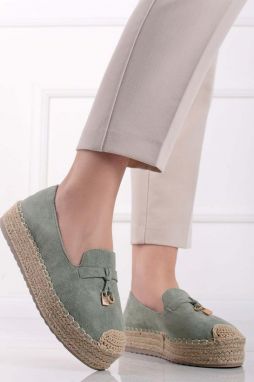 Mätové platformové espadrilly Kora