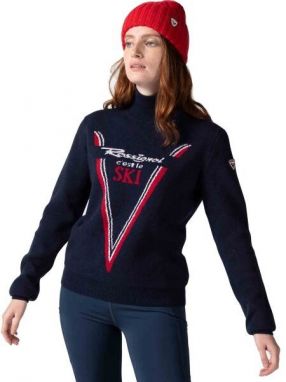 Rossignol VICTOIRE TN KNIT W Sveter, tmavo modrá, veľkosť