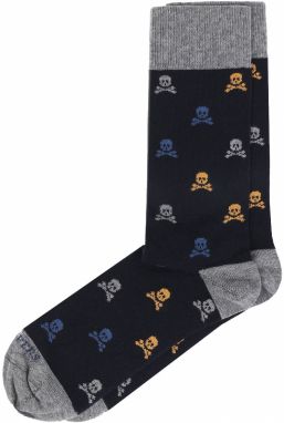 Scalpers Ponožky  modrá / námornícka modrá / sivá / oranžová