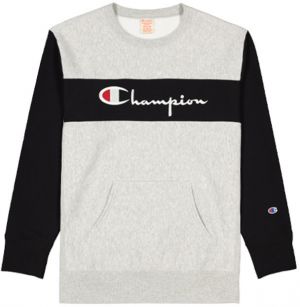 Champion Colour Block Kangaroo Pocket Reverse Weave Sweatshirt