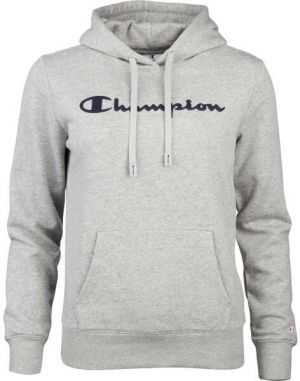 Champion HOODED SWEATSHIRT Dámska mikina, sivá, veľkosť