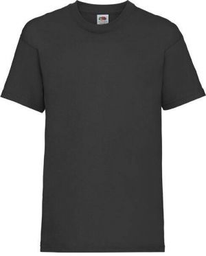 Black Fruit of the Loom Cotton T-shirt