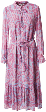 Fabienne Chapot Košeľové šaty 'Marilene'  svetlomodrá / fialová / ružová / biela