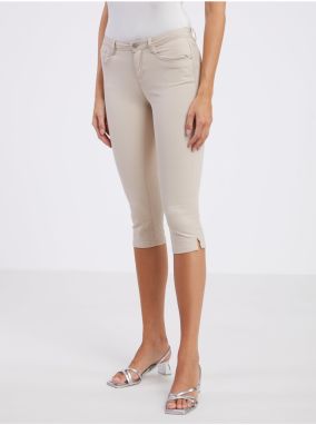 Beige ladies capri pants CAMAIEU - Ladies