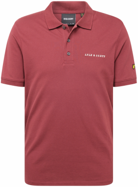 Lyle & Scott Tričko  žltá / burgundská / čierna / biela