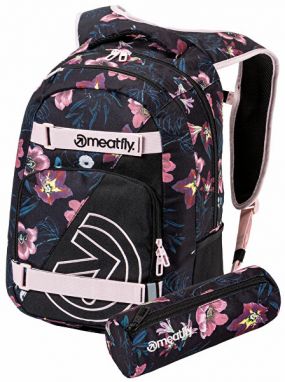 Meatfly Batoh EXILE BACKPACK Hibiscus Black