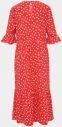 Červené kvetované midi šaty Miss Selfridge galéria