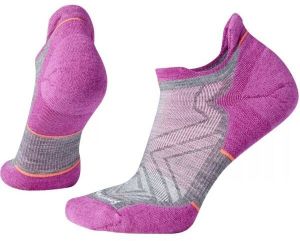Smartwool W RUN TARGETED CUSHION LOW ANKLE Dámske športové ponožky, ružová, veľkosť