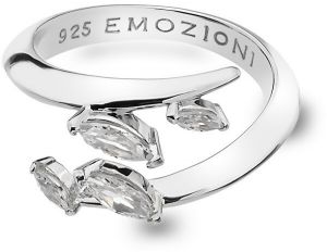 Hot Diamonds Strieborný prsteň Hot Diamonds Emozioni sa zirkónmi ER023 51 mm