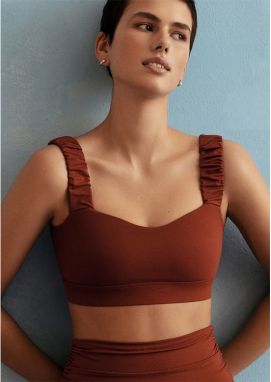 Norba Ruffle Wave Bra Sienna