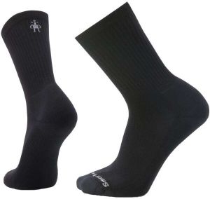 Smartwool EVERYDAY SOLID RIB CREW Pánske ponožky, čierna, veľkosť