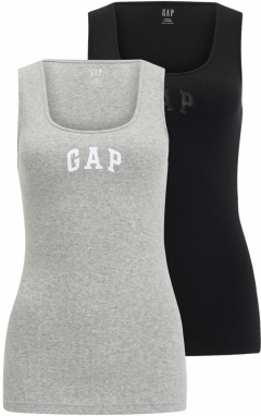 Gap Tall Top  sivá melírovaná / čierna / biela