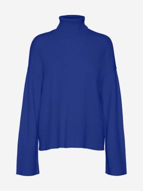 Blue women's turtleneck AWARE by VERO MODA Gisela - Women