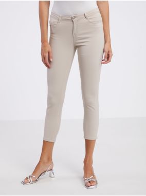 Beige Women's Skinny Fit Jeans CAMAIEU - Women