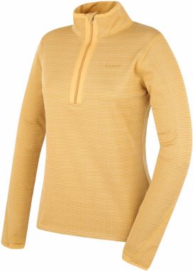 Women's sweatshirt with turtleneck HUSKY Artic L lt. yellow