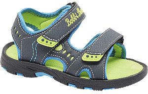 Tmavomodré sandále na suchý zips Bobbi Shoes