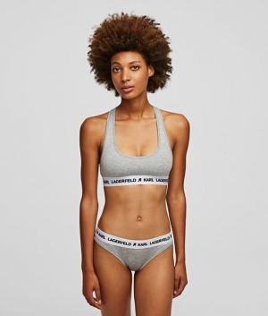 Spodná Bielizeň Karl Lagerfeld Logo Bralette