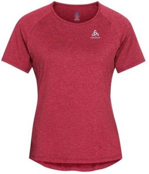 Odlo W RUN EASY 365 T-SHIRT CREW NECK SS Dámske bežecké tričko, vínová, veľkosť