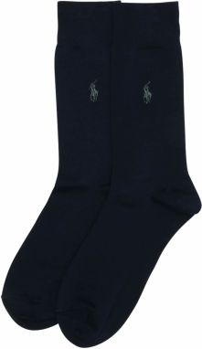 Polo Ralph Lauren Ponožky 'SIZED FLAT-CREW-2 PACK'  modrá