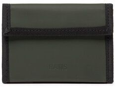 Rains Veľká pánska peňaženka Velcro Wallet 16440 Zelená