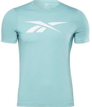 Reebok GS VECTOR TEE Pánske tričko, svetlo zelená, veľkosť