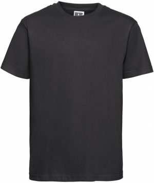 Black Slim Fit Russell T-shirt