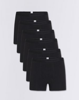 Knowledge Cotton 6-Pack Underwear 1300 Black Jet