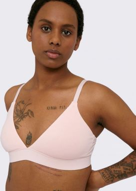 Organic Basics Core Triangle Bra Rose Pink