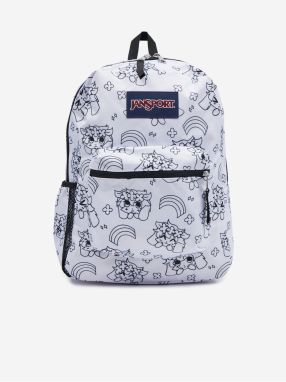 Biely dámsky vzorovaný batoh Jansport Cross Town