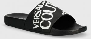 Šľapky Versace Jeans Couture Slide pánske, čierna farba, 76YA3SQ1 71352 899