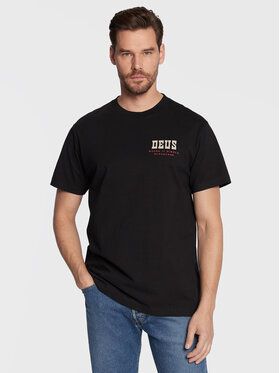 Deus Ex Machina Tričko Cyprus DMF221400A Čierna Regular Fit