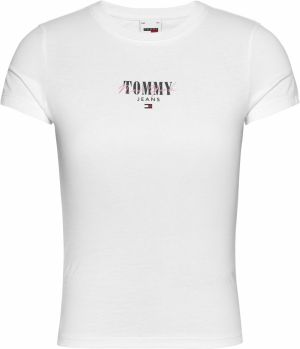Tommy Jeans Curve Tričko 'Essential'  námornícka modrá / červená / biela