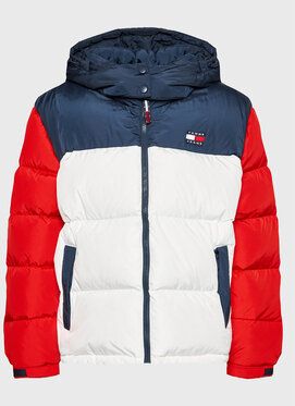 Tommy Jeans Curve Vatovaná bunda Alaska DW0DW14577 Biela Regular Fit