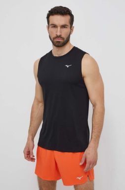Bežecké tričko Mizuno Impulse Core čierna farba, J2GAB011