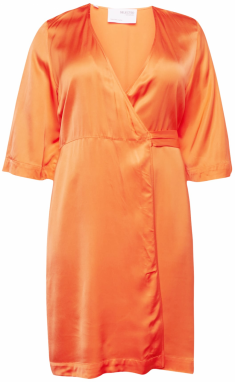 Selected Femme Curve Šaty 'Franziska'  oranžová