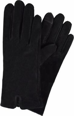 Semiline Woman's Women Suede Antibacterial Gloves P8204