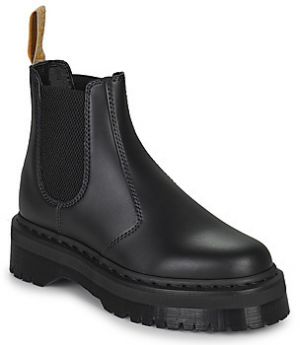 Polokozačky Dr. Martens  Vegan 2976 Quad Black Felix Rub Off