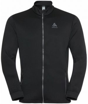 Odlo MID LAYER FULL ZIP BERRA Pánska mikina, čierna, veľkosť