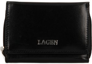 Lagen Dámska kožená peňaženka 50453 Black