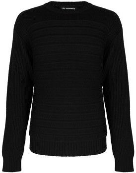 Svetre Les Hommes  LJK402-660U | Round Neck Sweater with Pleats