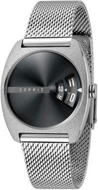 Esprit Disc Black Silver Mesh ES1L036M0065 - SLEVA