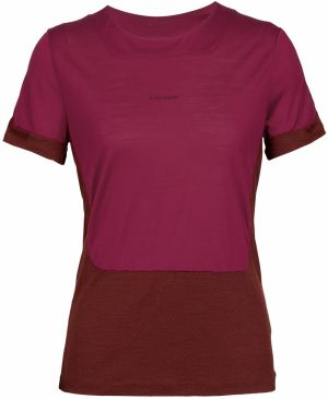 ICEBREAKER Funkčné tričko  burgundská / karmínovo červená