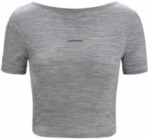 ICEBREAKER Funkčné tričko 'ZoneKnit'  sivá / čierna