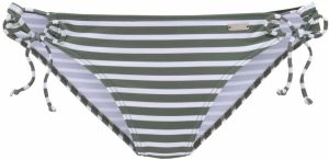 VENICE BEACH Bikinové nohavičky  zelená / biela