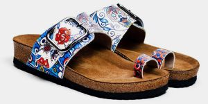 Calceo modré šľapky Thong Sandals Blue Dream