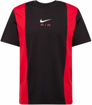 Nike Sportswear Tričko 'AIR'  červená / čierna / biela