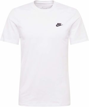 Nike Sportswear Tričko 'Club'  čierna / biela