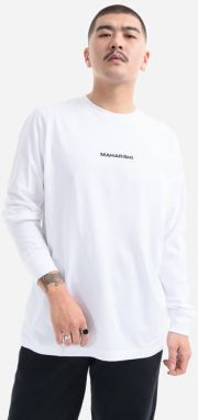 Pánske tričko Maharishi Miltype tričko s dlhým rukávom 9162 biela