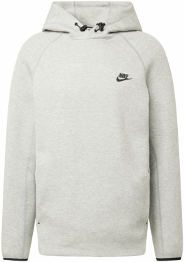 Nike Sportswear Mikina  sivá melírovaná / čierna