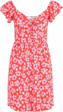 Dorothy Perkins Tall Letné šaty 'Ditsy'  krémová / ružová / červená